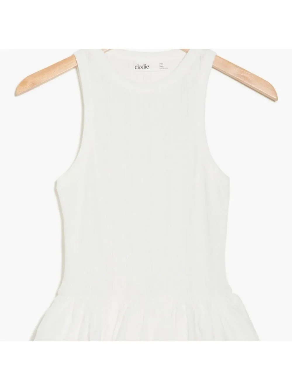 NWT Elodie Bubble Hem Tank - Picture 4 of 8